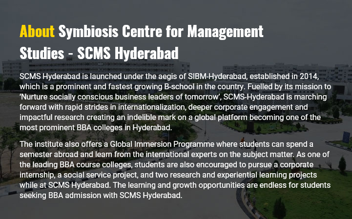 SCMS Hydeabad College Campus| Best BBA College