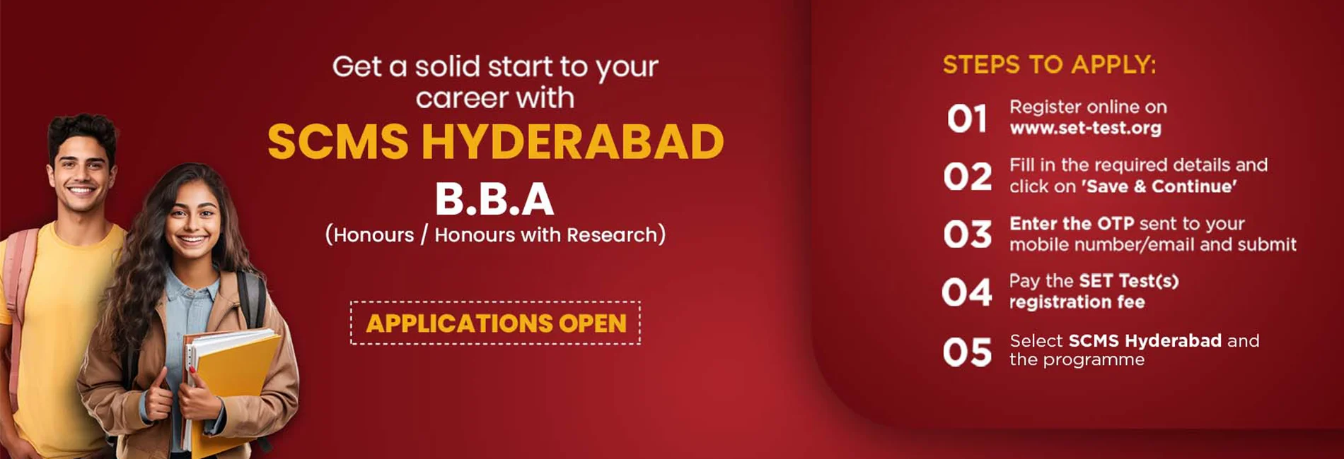 SCMS Hyderabad | BBA Course College